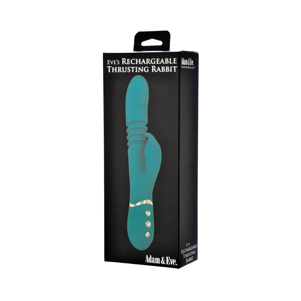 Eve’s Rechargeable Thrusting Rabbit – Dual Motor, Thrusting G-Spot Vibrator with Independent Controls