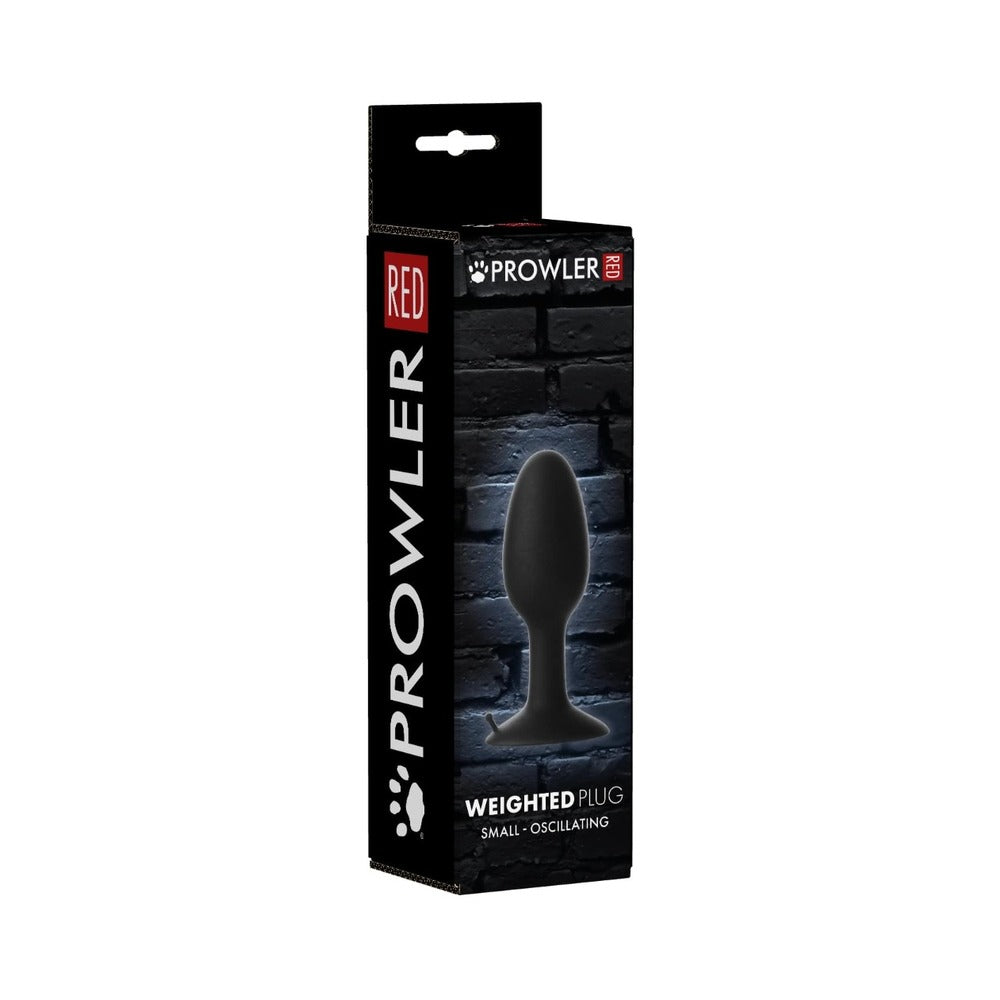 Prowler RED Weighted Butt Plug Black S-0