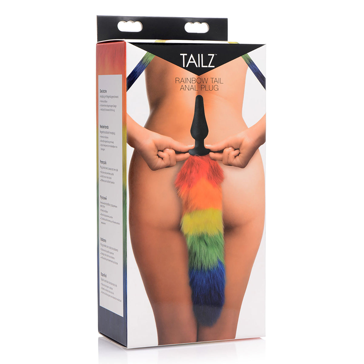 Tailz Rainbow Tail Silicone Butt Plug-0