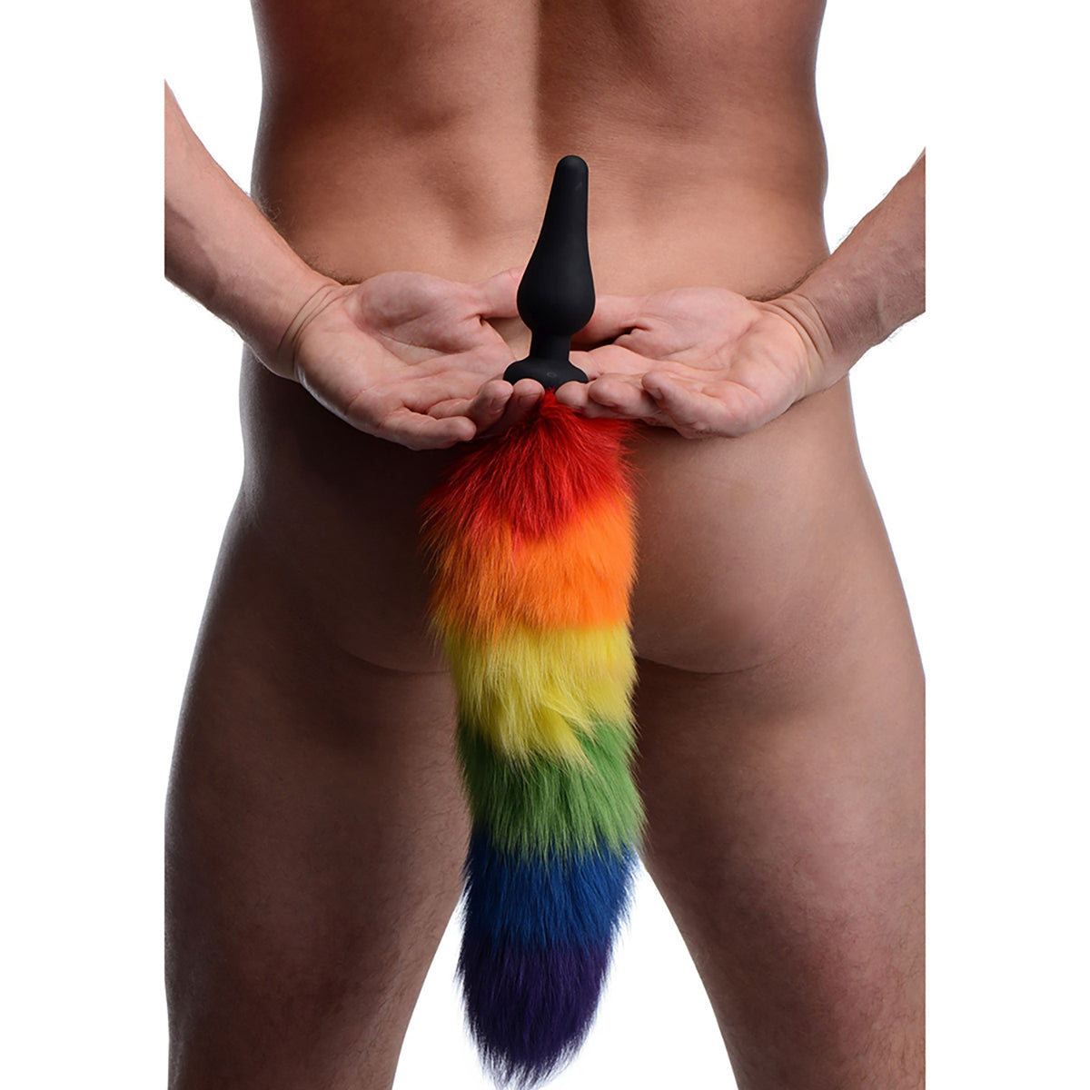 Tailz Rainbow Tail Silicone Butt Plug-1