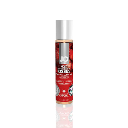 JO H2O Strawberry Kisses Flavored Water-Based Lubricant 1 oz.-0