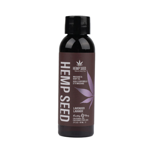 Earthly Body Massage Oil Lavender 2oz-0
