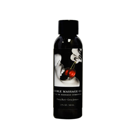 Earthly Body Edible Massage Oil Cherry 2oz-0