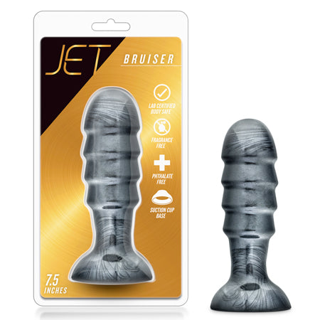 Jet Bruiser 7.5 in. Anal Plug Carbon Metallic Black-0