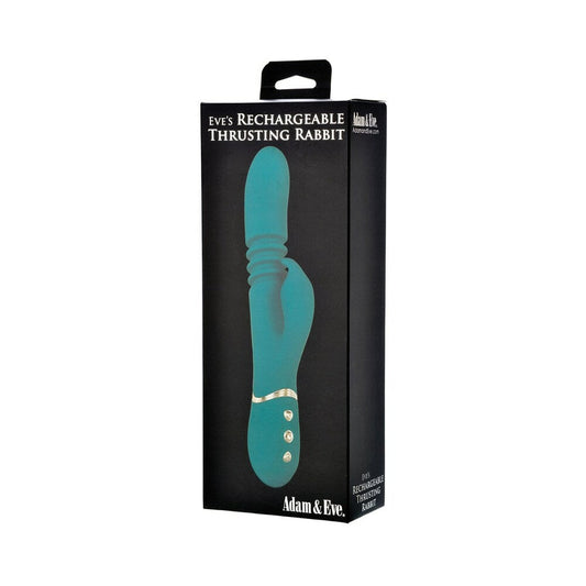 Eve’s Rechargeable Thrusting Rabbit – Dual Motor, Thrusting G-Spot Vibrator with Independent Controls