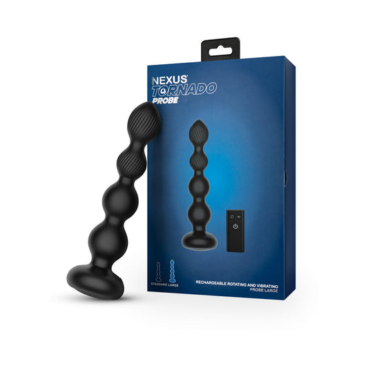 Black Nexus Tornado Probe with packaging on a white background